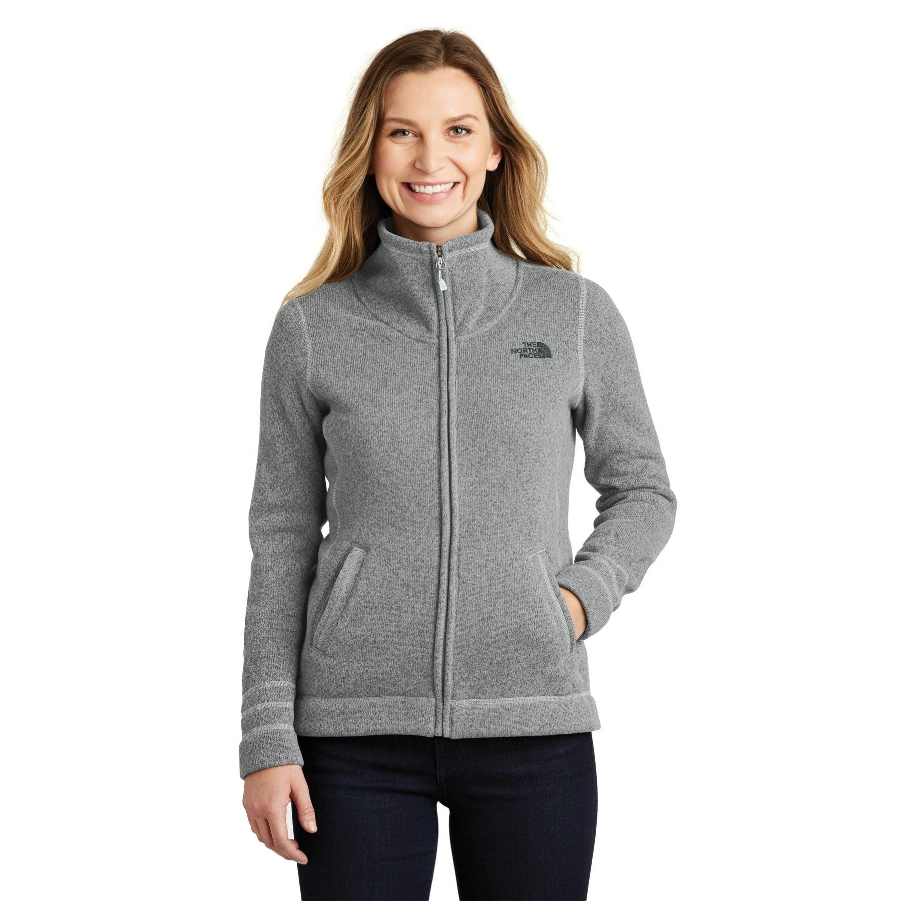 The North Face-The North Face ® Women's Sweater Fleece Jacket. NF0A3LH8-MedTech-2